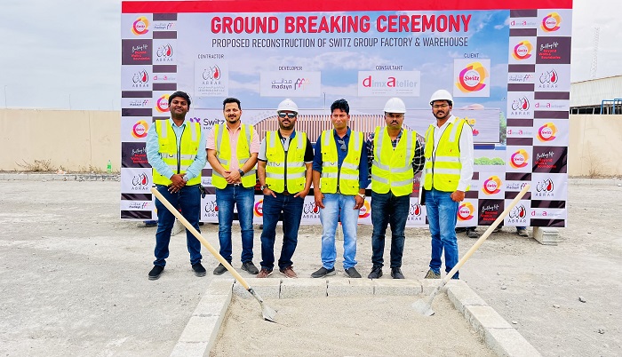 Ground-breaking ceremony for Switz Group Factory