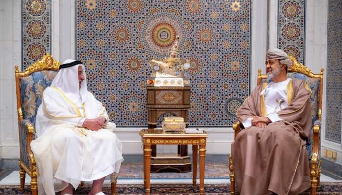 HM the Sultan gives audience to Ruler of Sharjah