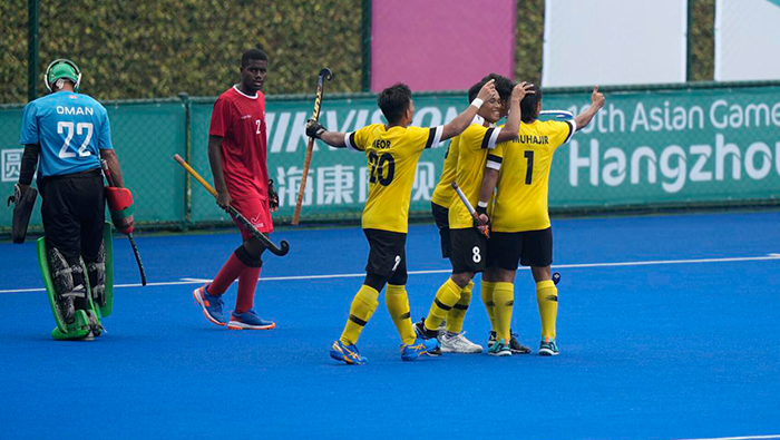 Malaysia outplay Oman in hockey