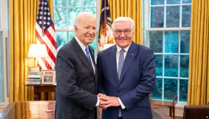 Germany's Steinmeier meets Biden amid Ukraine aid concerns