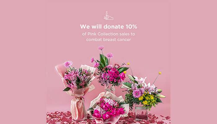 Floward pledges 10% of Pink Collection sales to support breast cancer patients