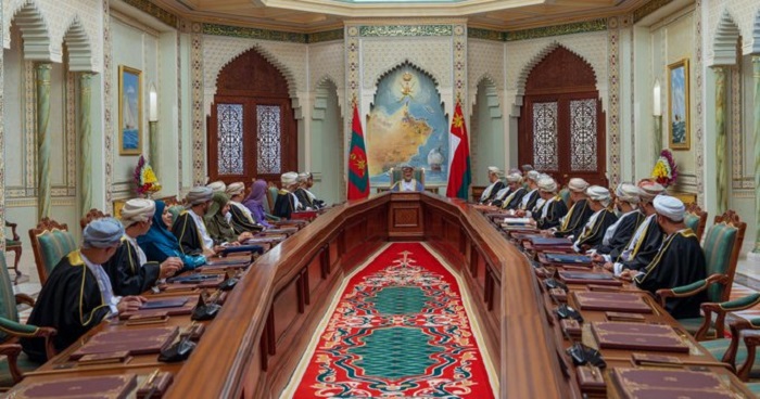 His Majesty presides over cabinet meeting