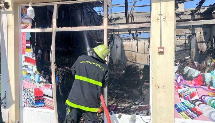 Fire-fighters extinguish blaze in Saham shop