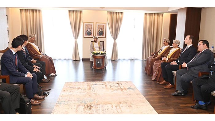 Sayyid Theyazin meets CEOs and board chairmen of global companies