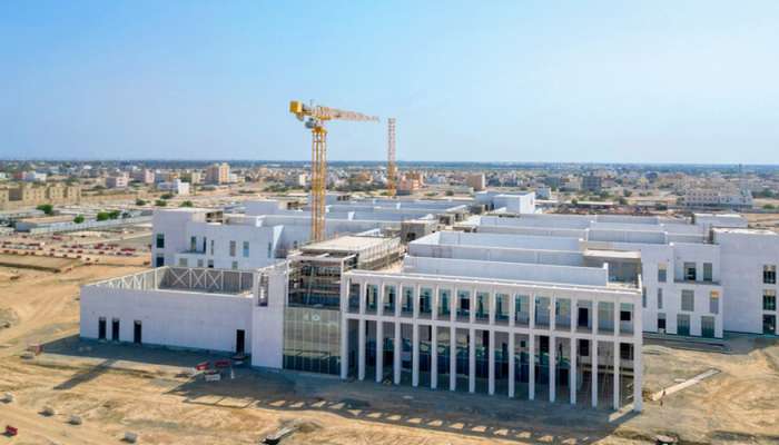 Al Suwaiq Hospital main building construction completed