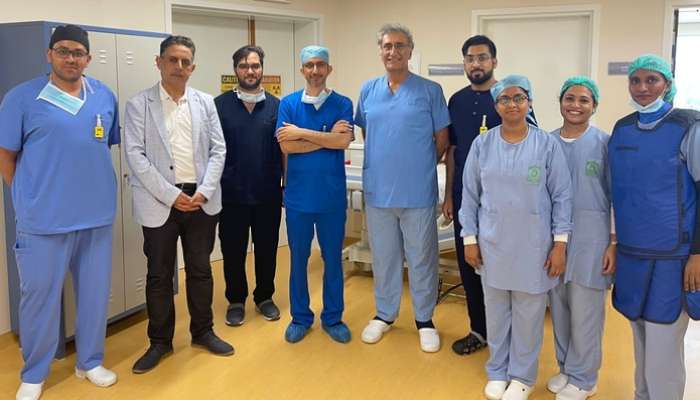 Medical team from Khoula Hospital perform Cerebral angiography