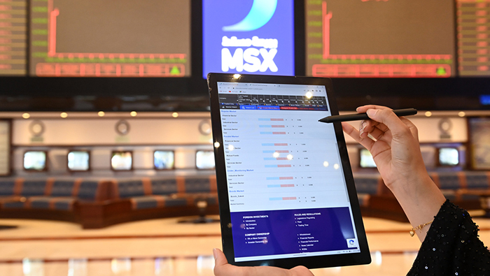 MSX market capitalisation tops OMR23bn