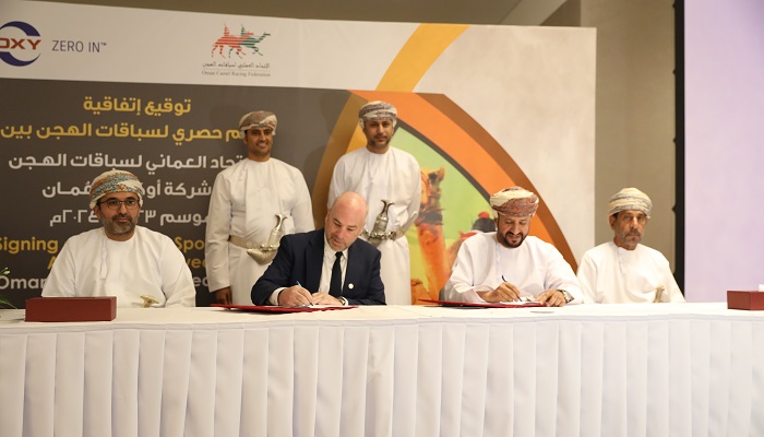 Oxy Oman enters 10th season of Oman Camel Racing Federation sponsorship