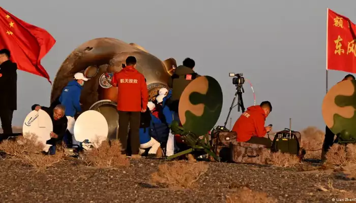 China: Shenzhou-16 astronauts return to Earth