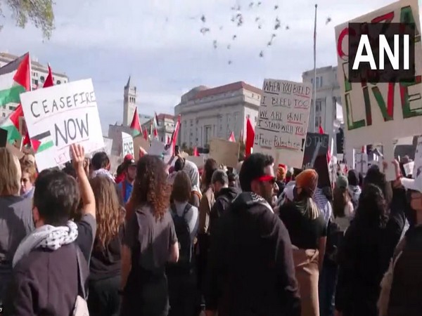 Protestors storm streets of American cities to criticise Israel's military campaign in Gaza