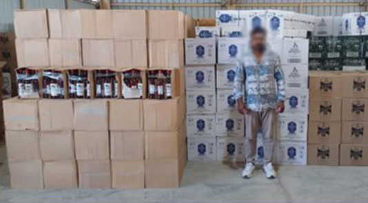 Over 11,000 bottles of alcoholic beverages seized in Oman
