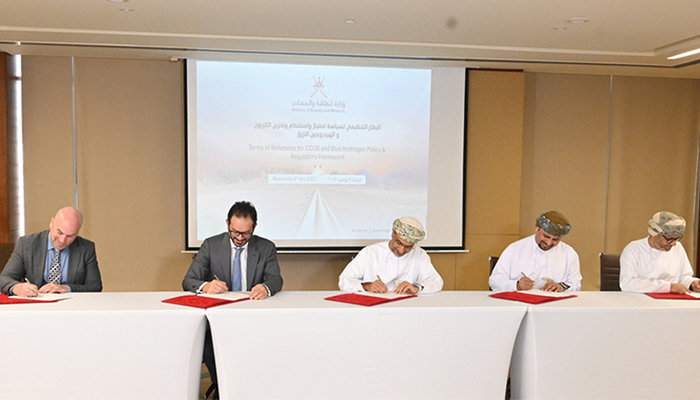 MoC inked for blue hydrogen development in Oman