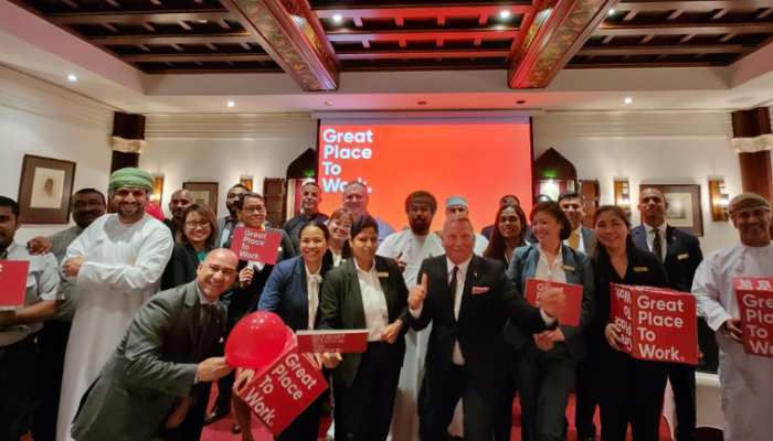 IHG Oman hotels Certified as Great Place to Work, Recognizing Commitment to Employee Well-being and providing positive work environment