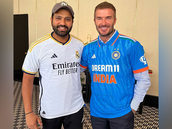 Rohit Sharma opens up on meeting David Beckham, talks about iconic footballer's cricket connection