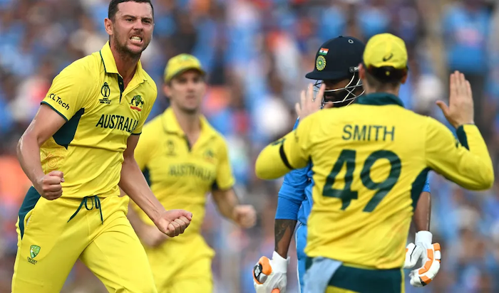 Australia restrict India to 240 in tense World Cup final
