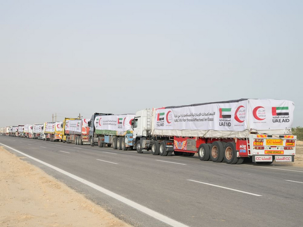 UAE aid convoy sets off towards Rafah crossing, bound for Gaza Strip