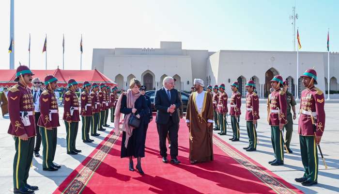 President of Germany leaves Oman