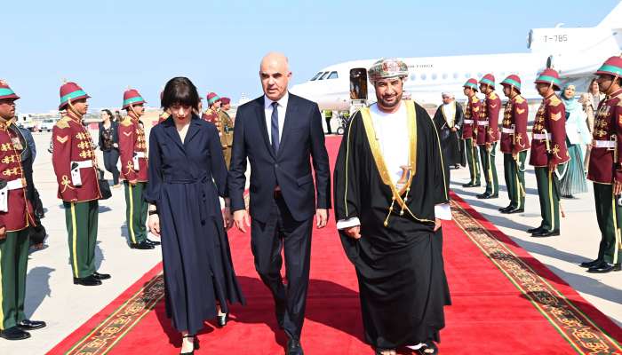 President of Swiss Confederation arrives in Oman