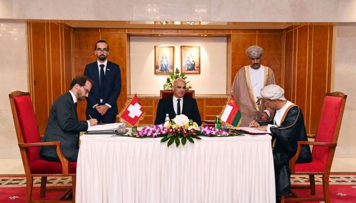 Oman, Swiss Confederation sign MoUs in different fields