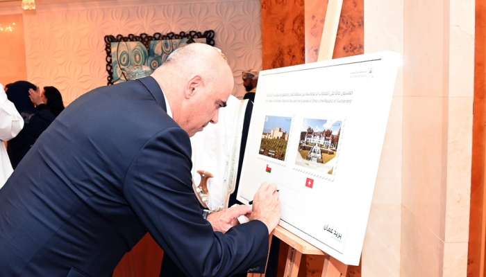 President of Swiss Confederation inaugurates stamp marking 50th anniversary of diplomatic relations