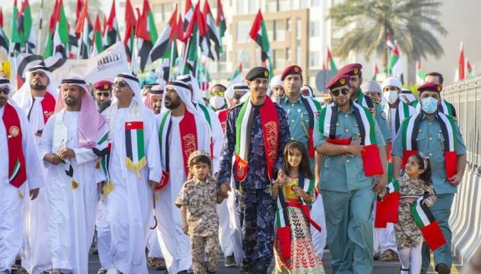دولة الإمارات تحتفل بيومها الوطني الـ 52