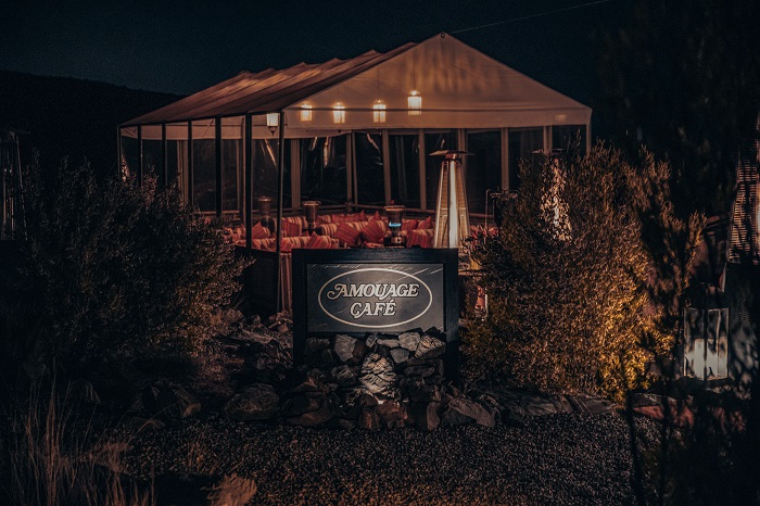 Omani High Perfumery House unveils the second cycle of "Amouage Cafe" atop Jabal Akhdar Mountains in partnership with Alila Akhdar for Fall 2023