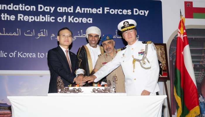 The Korean Embassy hosted a National Day and Armed Forces Day reception
