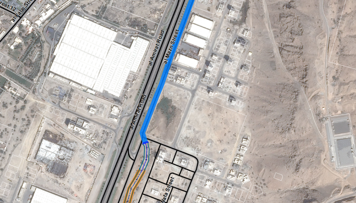 بلدية مسقط تستكمل المرحلة الثانية من مشروع قناة تصريف المحج بالعامرات