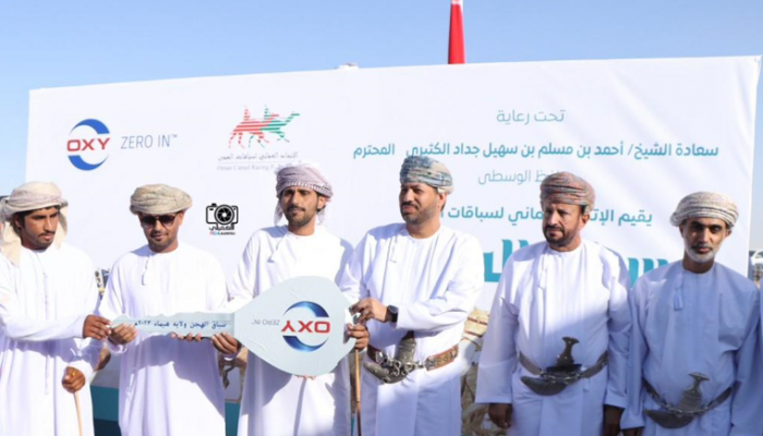 In cooperation with the Oman Camel Racing Federation, Oxy Oman Sponsors Haima Camel Race