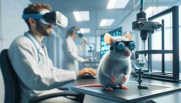 Tiny VR goggles unveiled for studying lab mouse brain activity