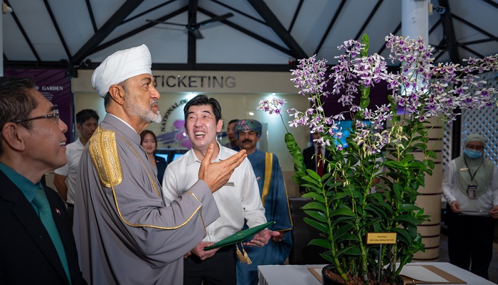Singapore: Orchid named after His Majesty the Sultan
