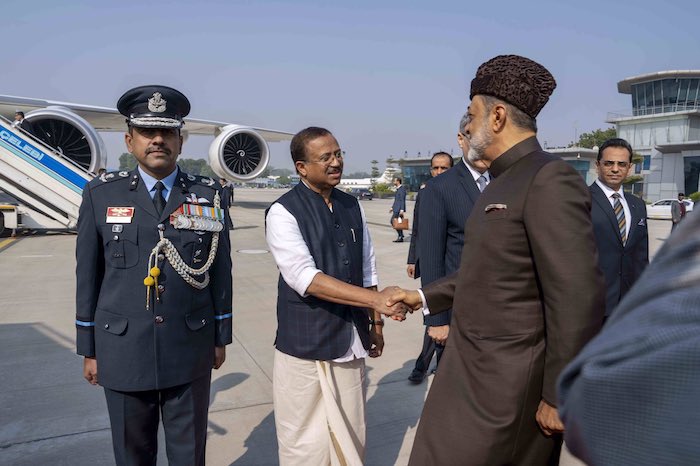 In pictures: His Majesty Sultan Haitham Bin Tarik leaves the Republic of India