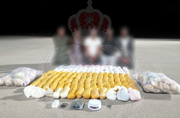 Five arrested for possessing drugs in Oman