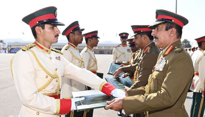 Sultan Qaboos Military College cadet officers receive diplomas