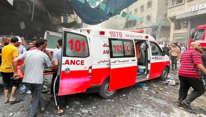 منظمة الصحة العالمية تندد باستهداف الاحتلال الإسرائيلي للهلال الأحمر في غزة