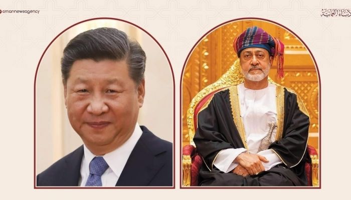 جلالة السُّلطان المعظم يتلقى برقية شكر من الرئيس الصيني