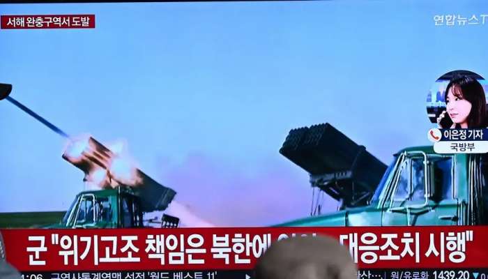 North Korea fires artillery close to border for second day