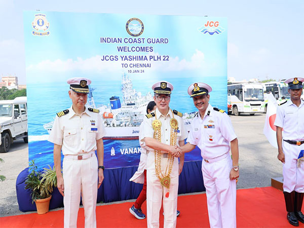 Japan's ship Yashima arrives in Chennai, India and Japan Coast Guards hold exercise in Bay of Bengal