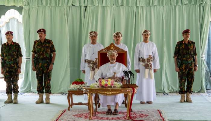HM the Sultan meets Sheikhs, dignitaries of Musandam Governorate