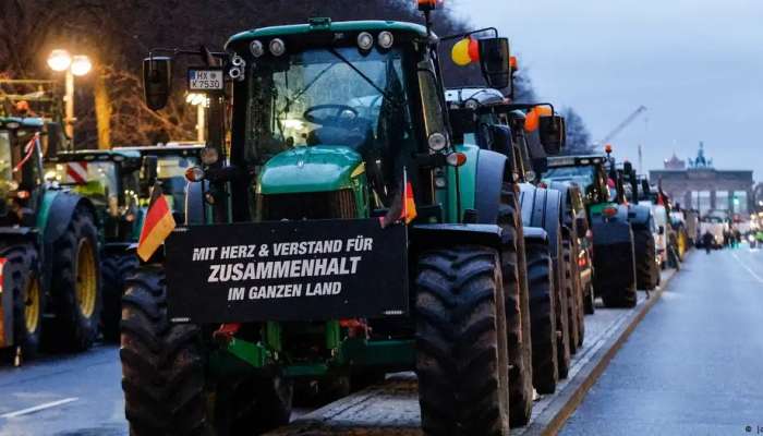 German tractors clog Berlin as farmer protests reach climax