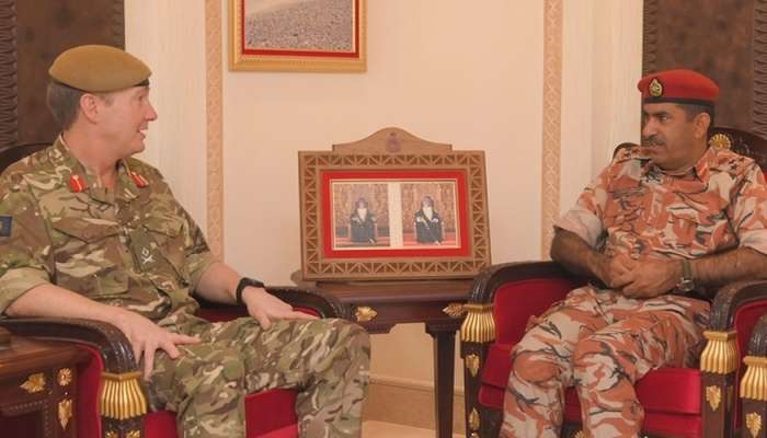 Acting RAO Commander receives Sandhurst Military Academy Commandant