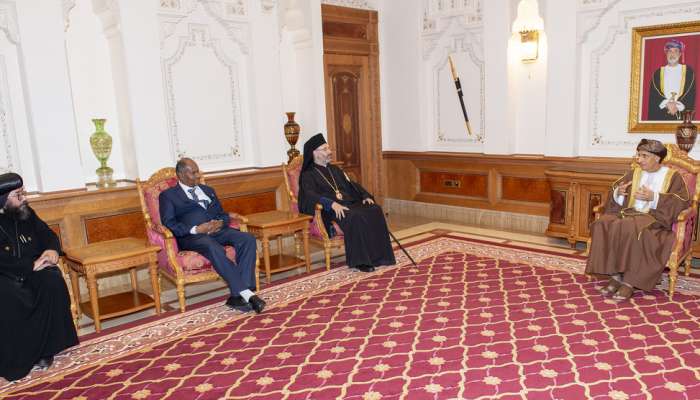 On behalf of HM the Sultan, Sayyid Fahd receives attendants of worship places in Oman