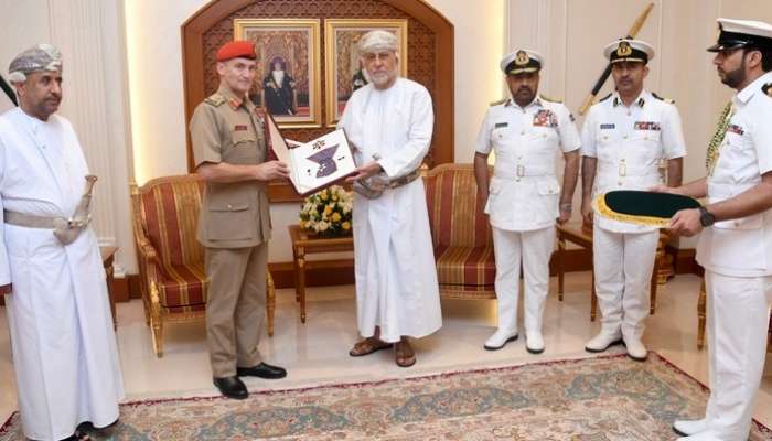 His Majesty confers Oman Military Order on British Officer