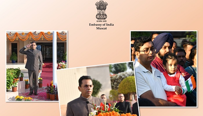 Embassy of India in Muscat celebrates 75th Indian Republic Day
