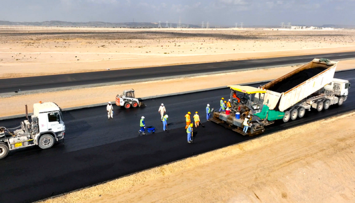 Sezad road construction in full swing