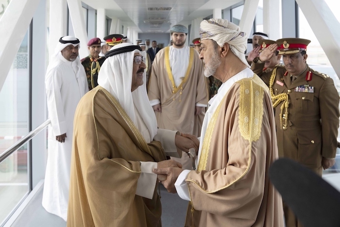 Emir of Kuwait Leaves Oman