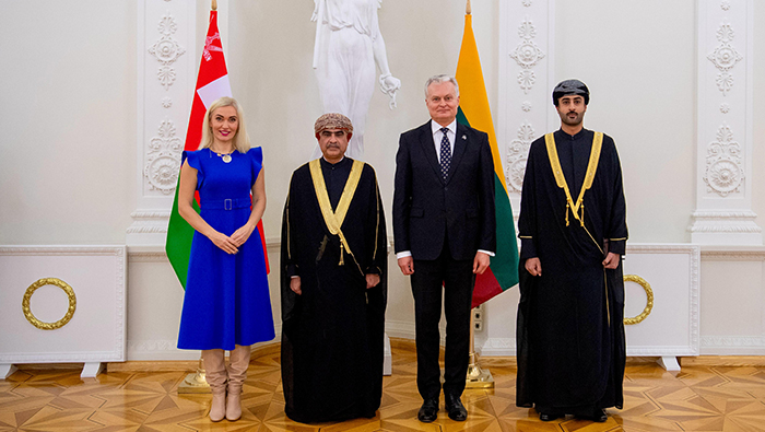 His Majesty's greetings conveyed to Lithuanian president