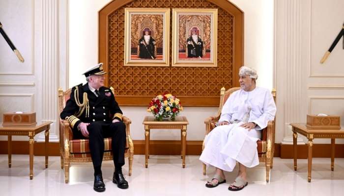 Sayyid Shihab  receives UK Chief of Defence Staff