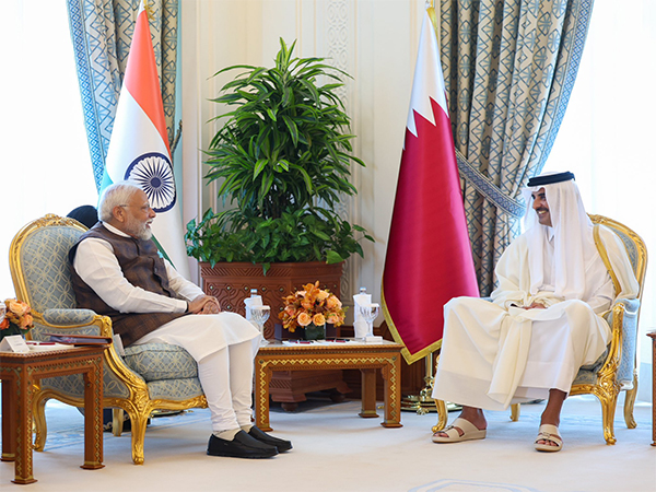 Indian PM Modi, Qatar's Amir discuss ways to chart "futuristic roadmap" to deepen partnership