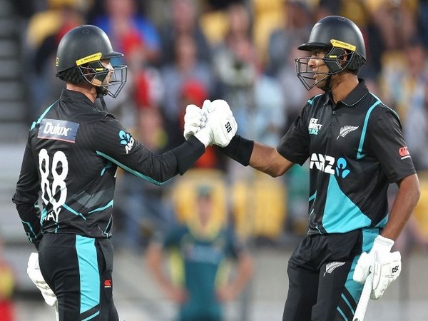 Ravindra, Conway's blitzkrieg propel New Zealand to 215/3 against Australia in 1st T20I